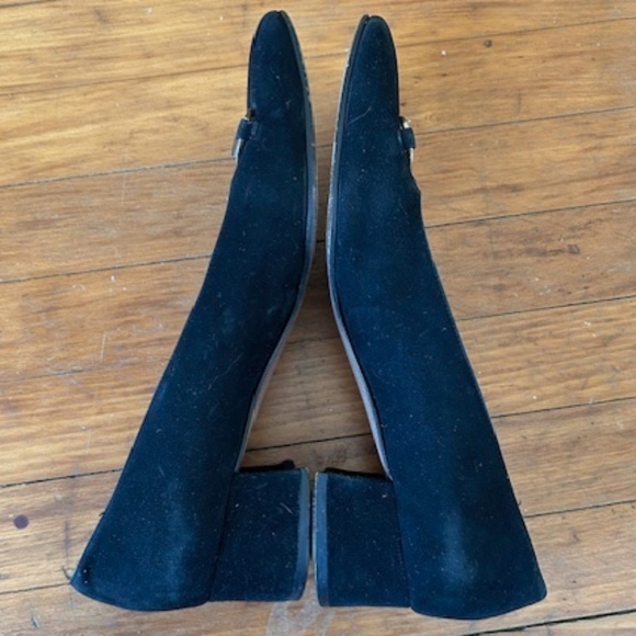 GUCCI Velvet black loafers, Sz 9B - Picture 3 of 6